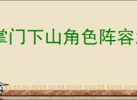 掌门下山角色阵容怎么搭配,掌门下山角色配对技巧攻略