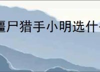 僵尸猎手小明选什么角色好,僵尸猎手小明芯片选择推荐