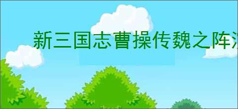 新三国志曹操传魏之阵演3-5阵容推荐,新三国志曹操传怎么过魏之阵演3-5
