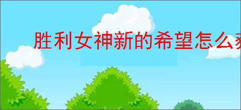 胜利女神新的希望怎么获得安克,胜利女神新的希望安克获取攻略